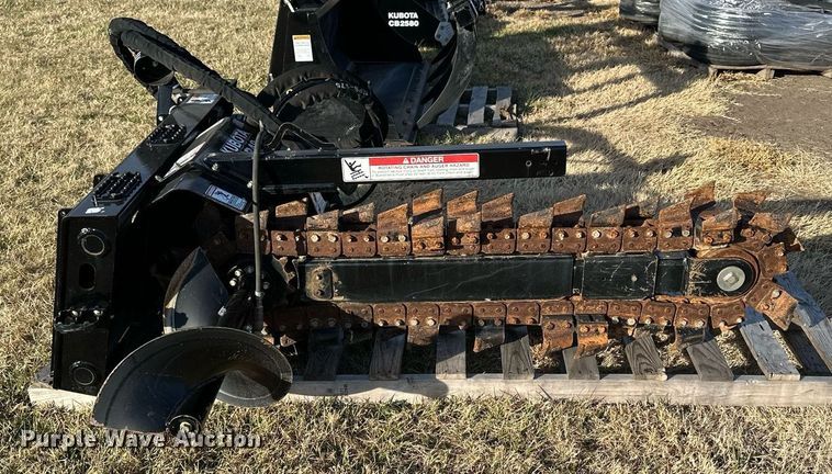image for item OK9194 Kubota TR48  skid steer trencher