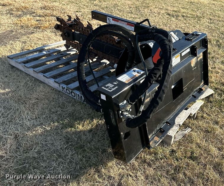 image for item OK9194 Kubota TR48  skid steer trencher