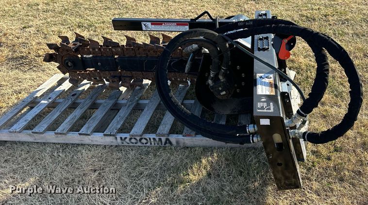 image for item OK9194 Kubota TR48  skid steer trencher
