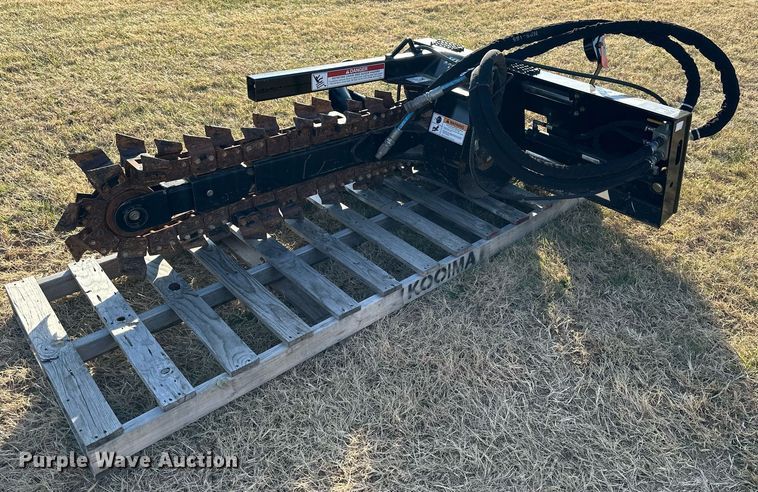 image for item OK9194 Kubota TR48  skid steer trencher