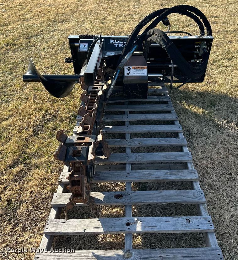 image for item OK9194 Kubota TR48  skid steer trencher