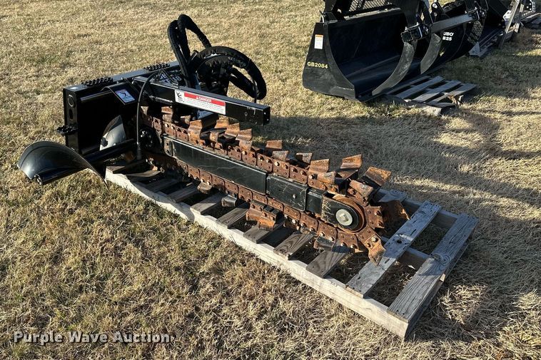 image for item OK9194 Kubota TR48  skid steer trencher