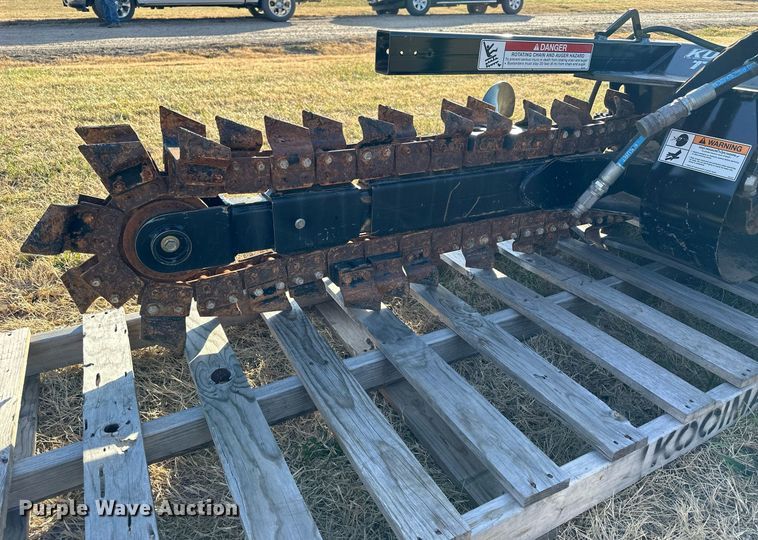 image for item OK9194 Kubota TR48  skid steer trencher
