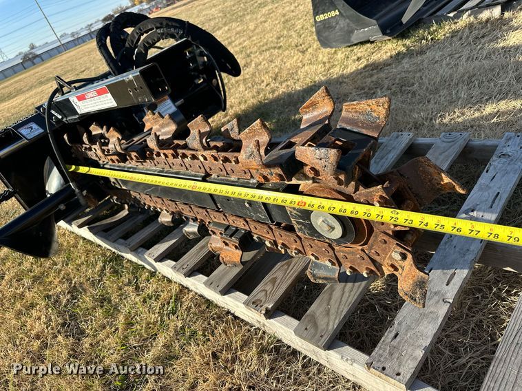 image for item OK9194 Kubota TR48  skid steer trencher