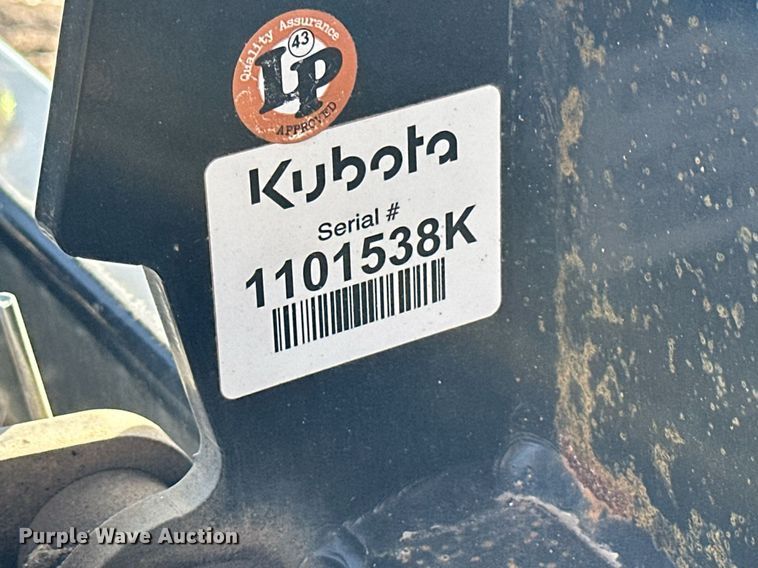 image for item OK9201 Kubota SC2572  skid steer rotary mower