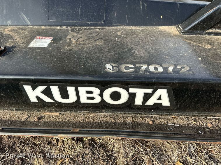 image for item OK9202 Kubota  SC7072 skid steer rotary mower
