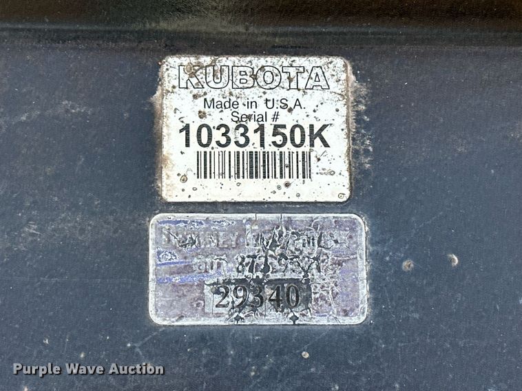 image for item OK9202 Kubota  SC7072 skid steer rotary mower