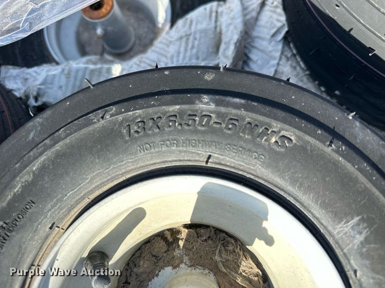 image for item OK9232 Approximately 36 13x6.50-6 tires and wheels