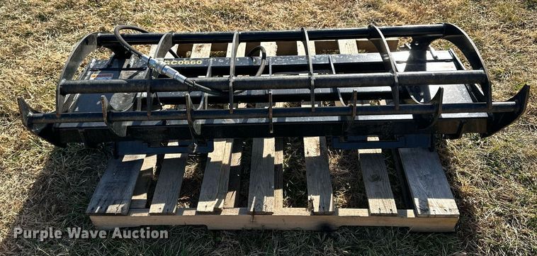 image for item OK9242 Land pride  SGC0660 skid steer grapple 