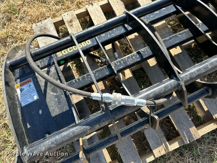 image for item OK9242 Land pride  SGC0660 skid steer grapple 