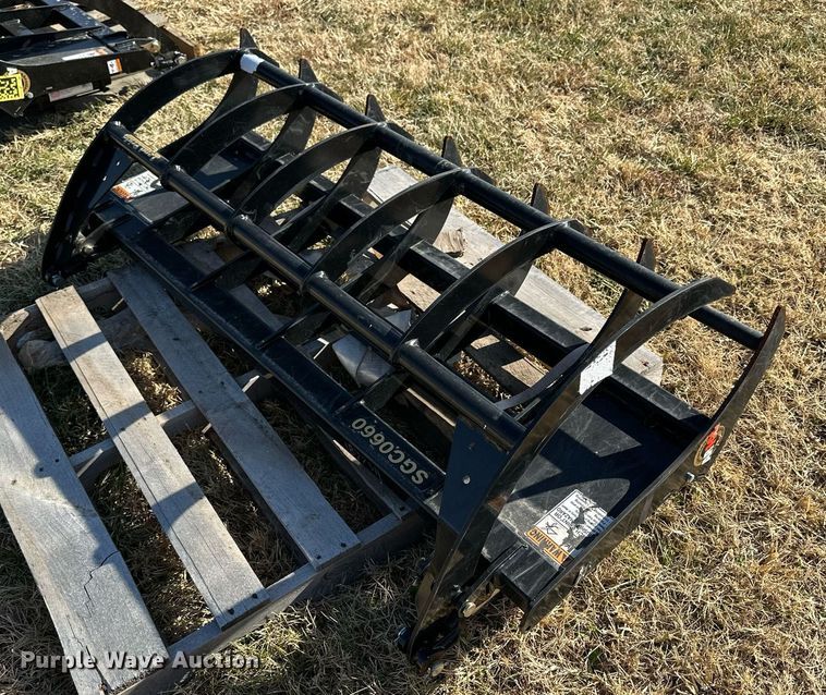 image for item OK9243 Land Pride SGC0660  skid steer grapple