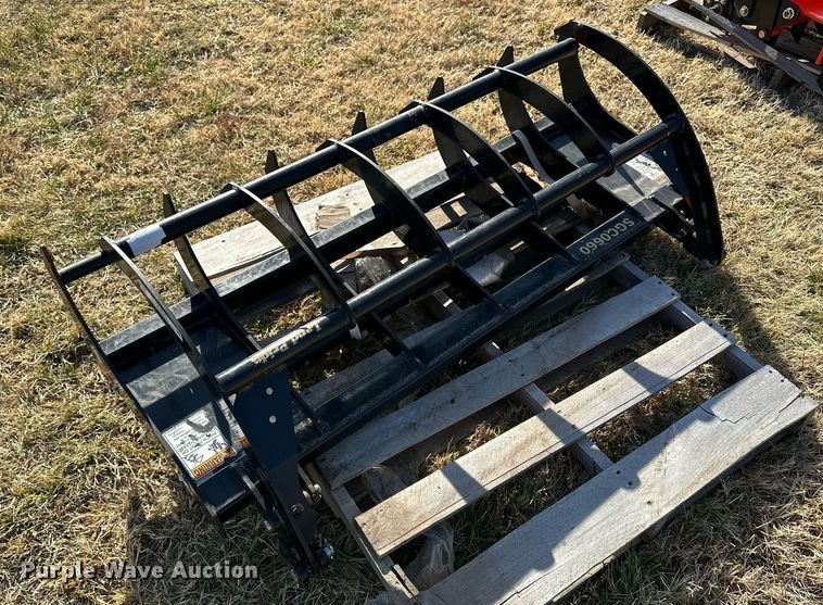 image for item OK9243 Land Pride SGC0660  skid steer grapple