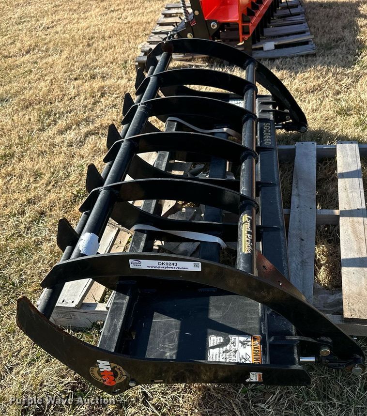 image for item OK9243 Land Pride SGC0660  skid steer grapple