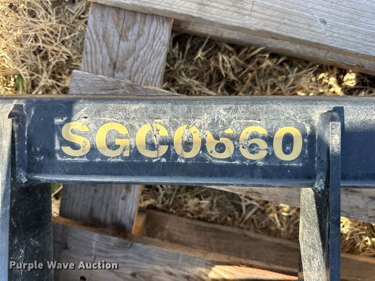 image for item OK9247 Land Pride SGCO660  skid steer grapple