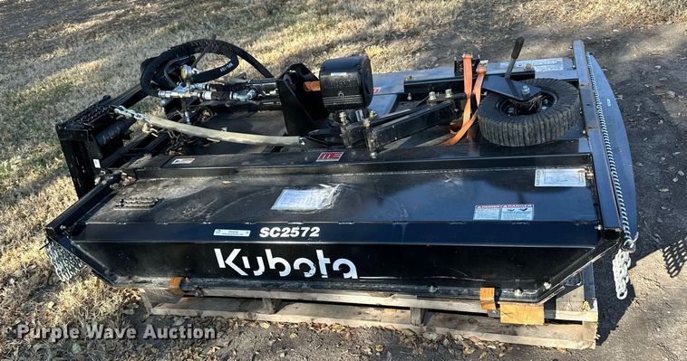 image for item OK9256 Kubota SC2572  skid steer rotary mower