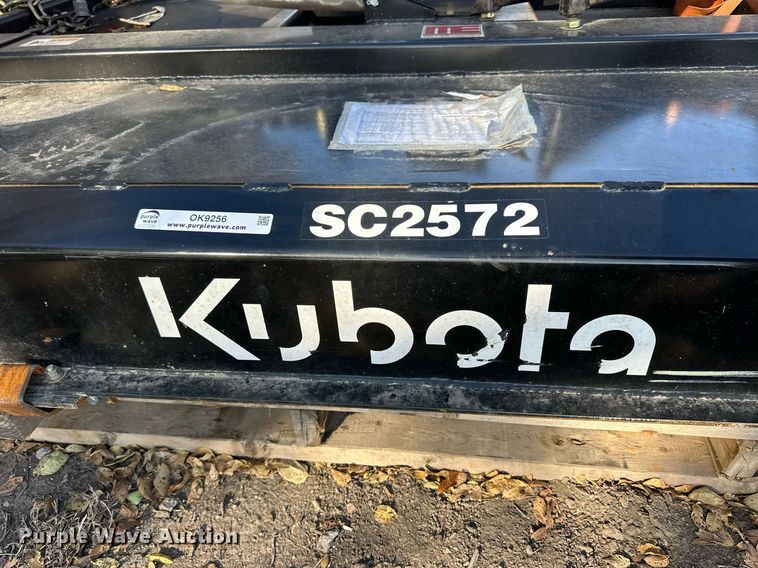 image for item OK9256 Kubota SC2572  skid steer rotary mower