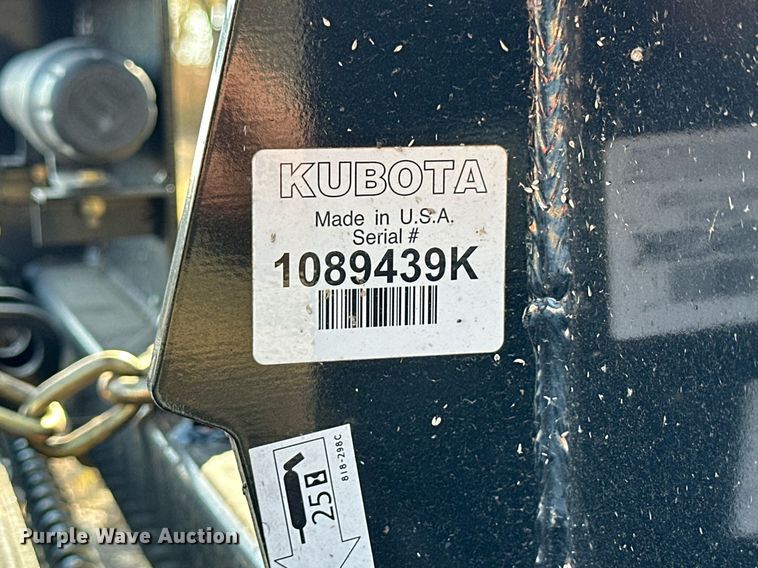 image for item OK9256 Kubota SC2572  skid steer rotary mower