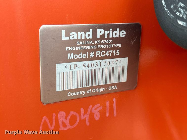 image for item OK9285 Land Pride RC4715  batwing rotary mower