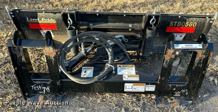 image for item OK9292 Land Pride STB0560  skid steer snow blade