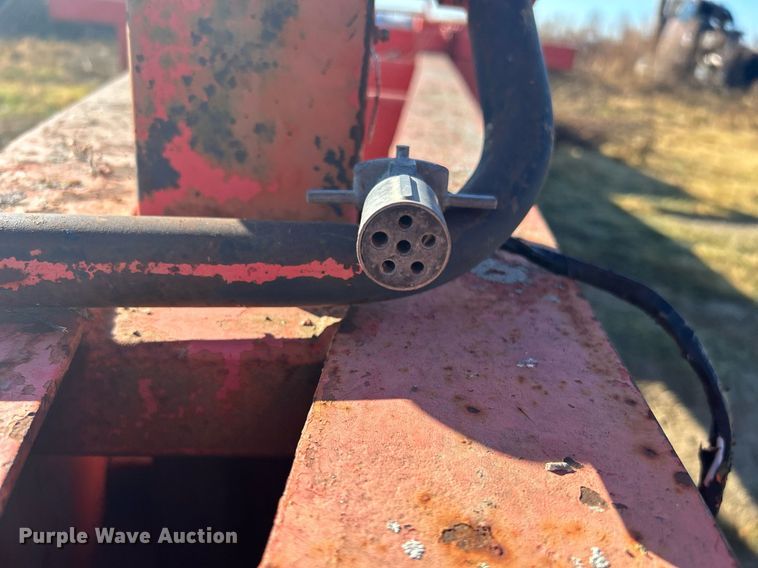 image for item OM9192 Shop built  windrower trailer