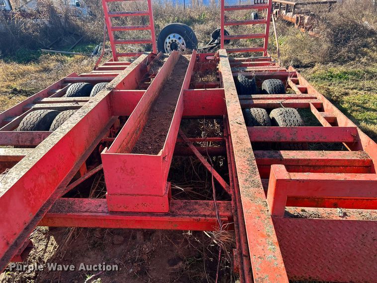 image for item OM9192 Shop built  windrower trailer