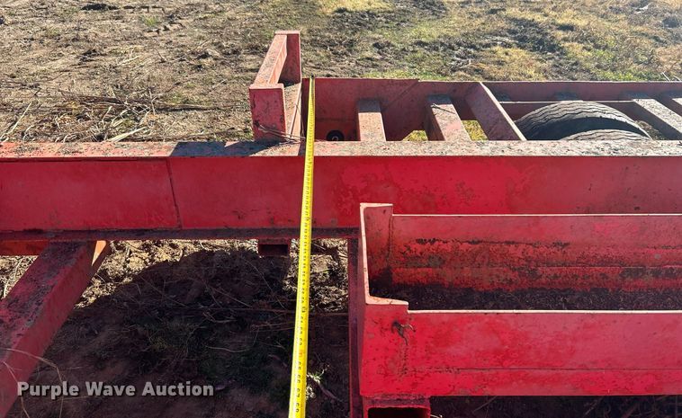 image for item OM9192 Shop built  windrower trailer