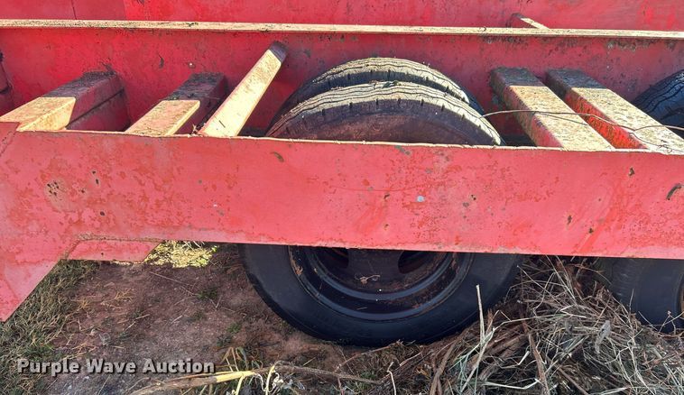 image for item OM9192 Shop built  windrower trailer