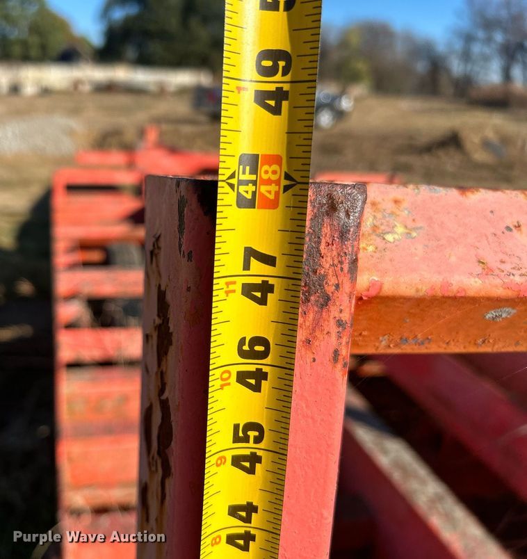 image for item OM9192 Shop built  windrower trailer