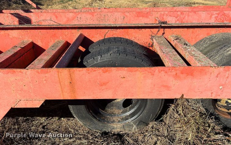 image for item OM9192 Shop built  windrower trailer