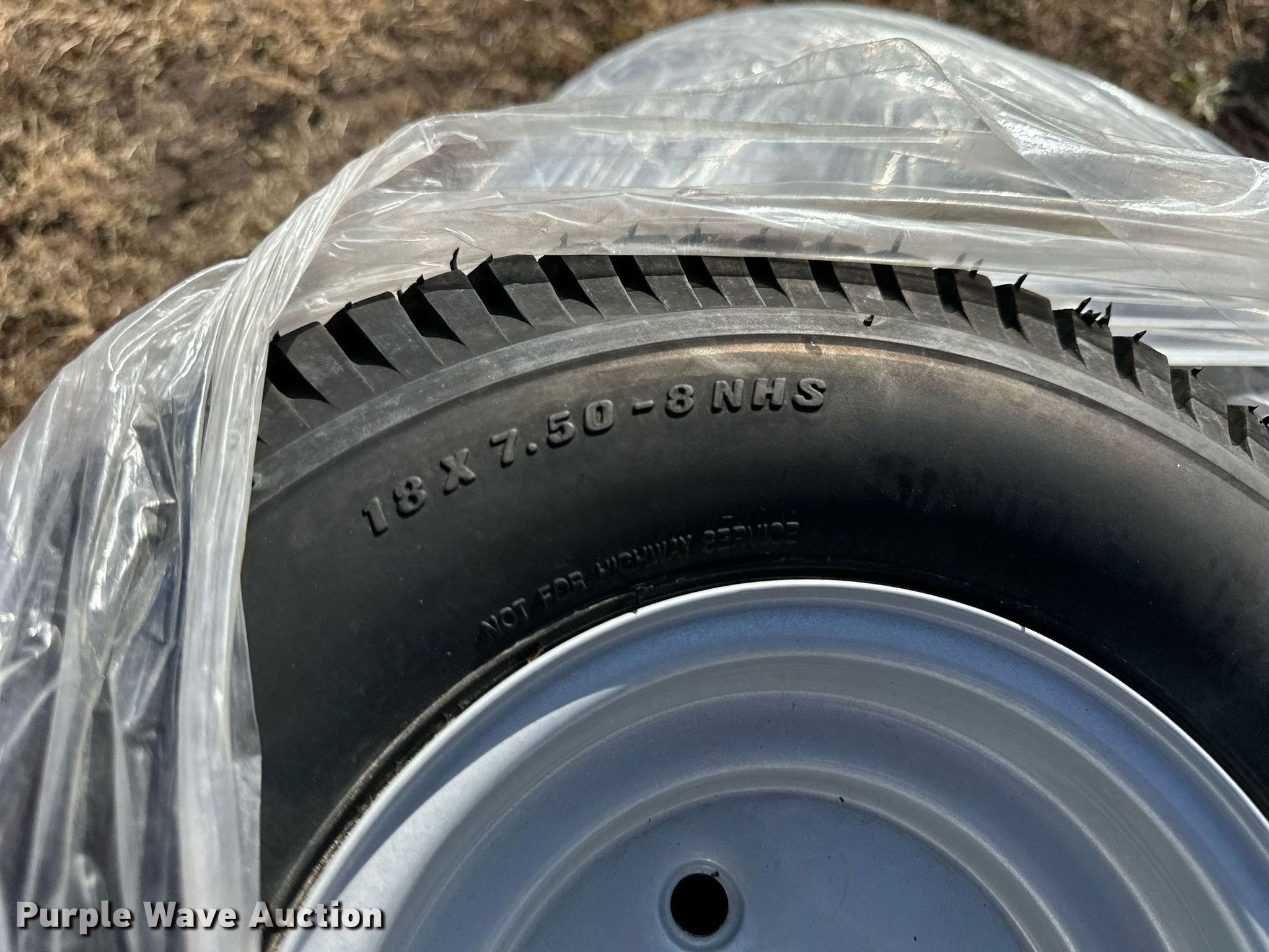 (18) 18x7.50-8 tires and wheels in Salina, KS | Item OK9228 sold ...