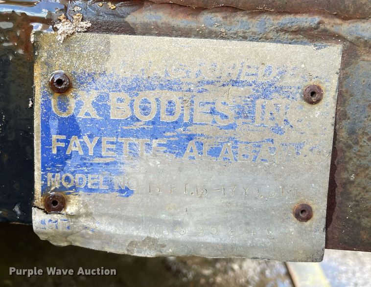 image for item GG9755 Ox Bodies  dump bed