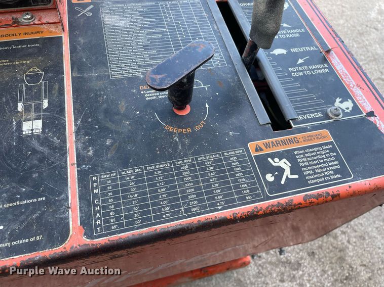 image for item GG9756 Norton Clipper 35JBT  concrete saw