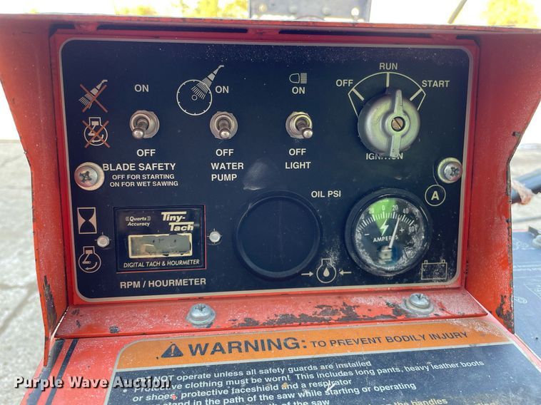 image for item GG9756 Norton Clipper 35JBT  concrete saw