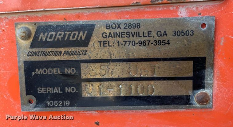 image for item GG9756 Norton Clipper 35JBT  concrete saw