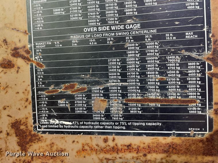 image for item JE9398 1978 Caterpillar 245  excavator