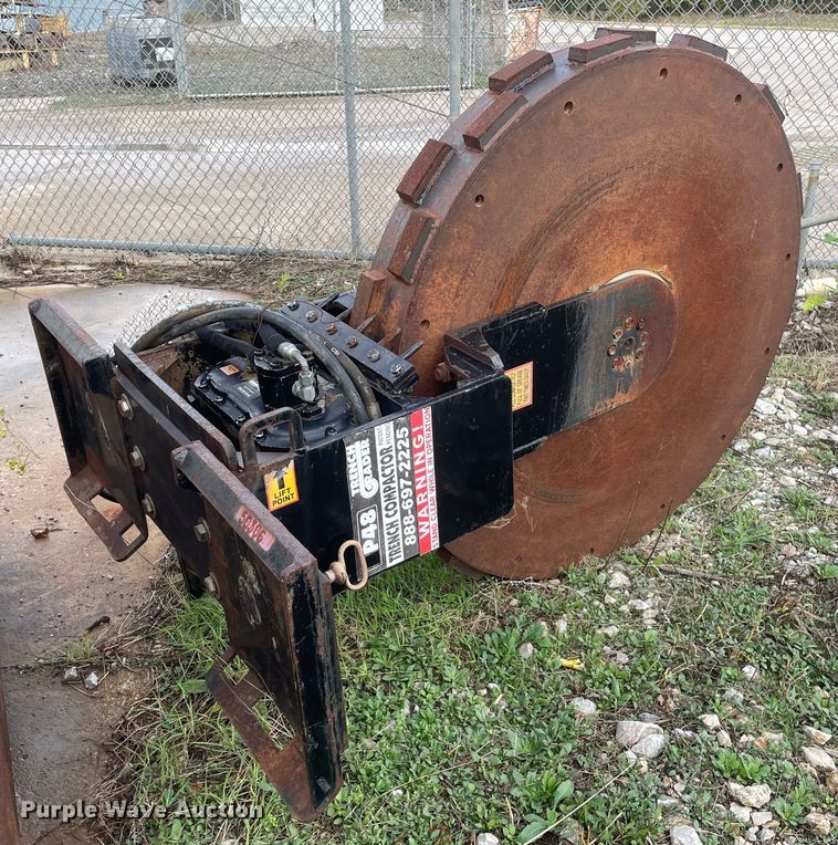 MBW P48 skid steer trench compactor in Parsons, KS Item JE9408 for