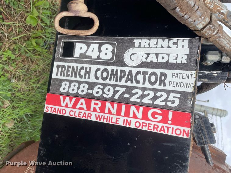 image for item JE9408 MBW P48  skid steer trench compactor