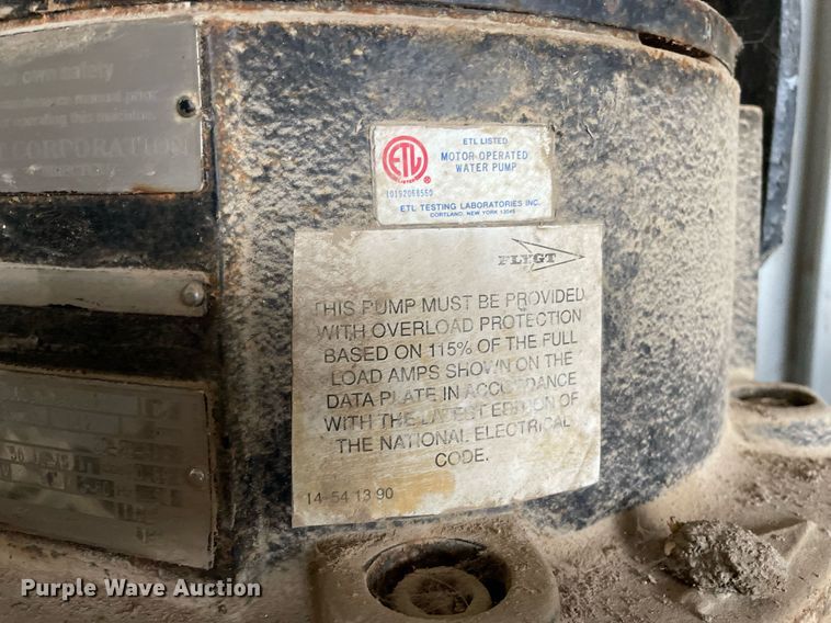 image for item JE9412 Flygt  water pump