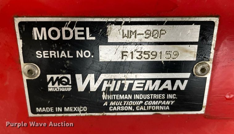 image for item JE9415 White WM-90P  concrete mixer