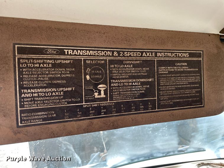 image for item JE9422 1987 Ford F7000  fuel truck