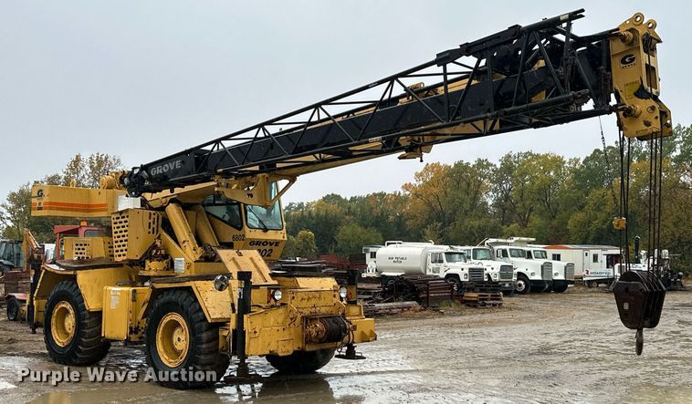 image for item JE9426 1990 Grove RT528C  crane