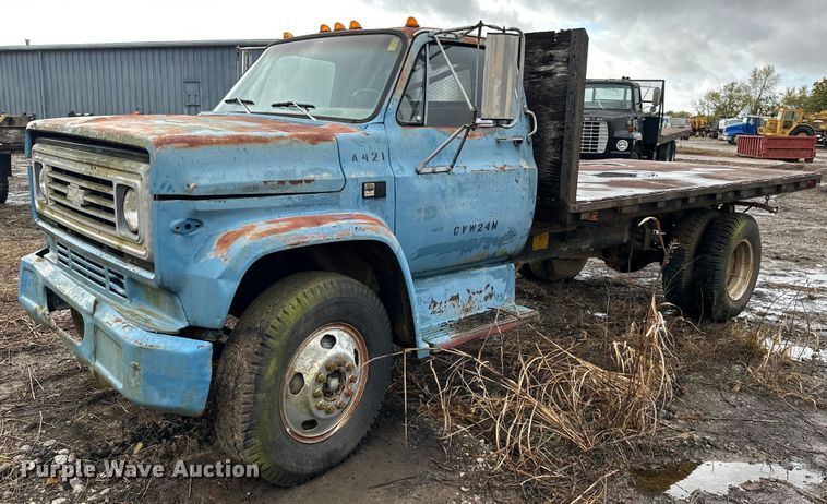 image for item JE9438 1980 Chevrolet C60  flatbed truck