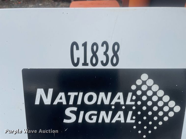 image for item JE9464 (2) National Signal VU Pointe 15429 message board trailers