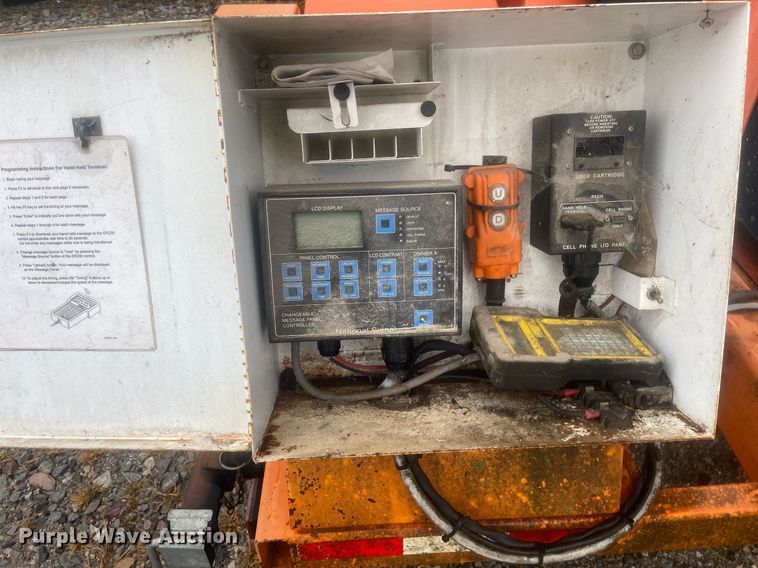 image for item JE9464 (2) National Signal VU Pointe 15429 message board trailers