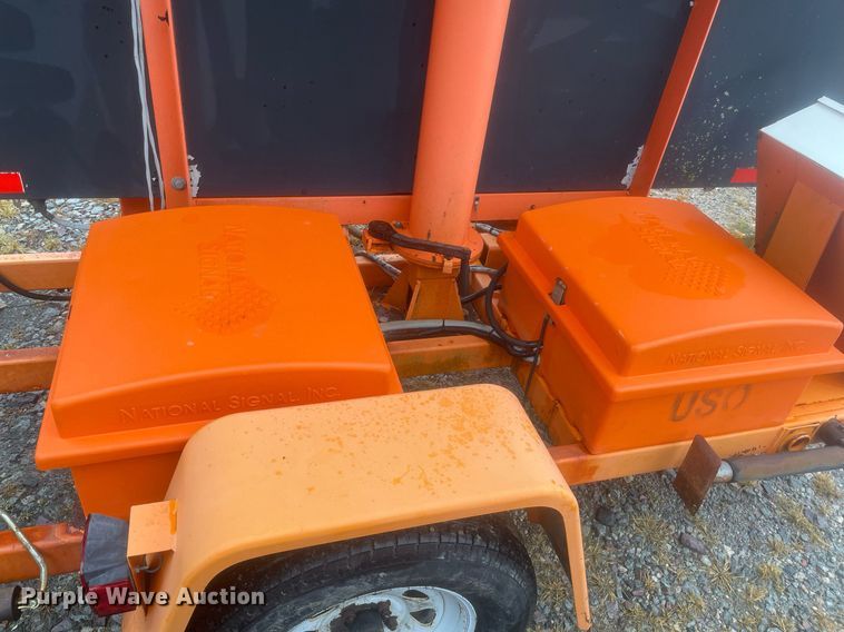 image for item JE9464 (2) National Signal VU Pointe 15429 message board trailers
