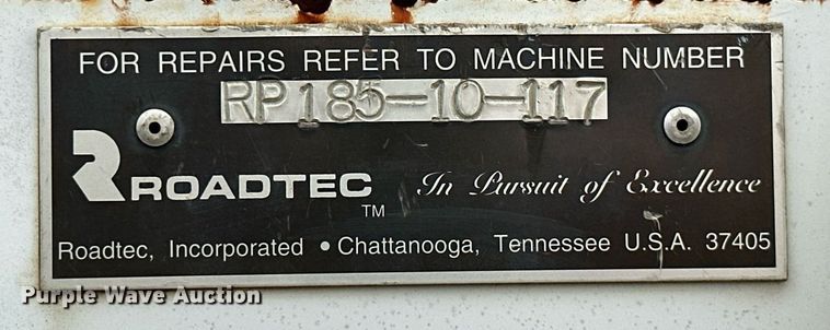 image for item JE9465 1996 Roadtec RP185-10  paver