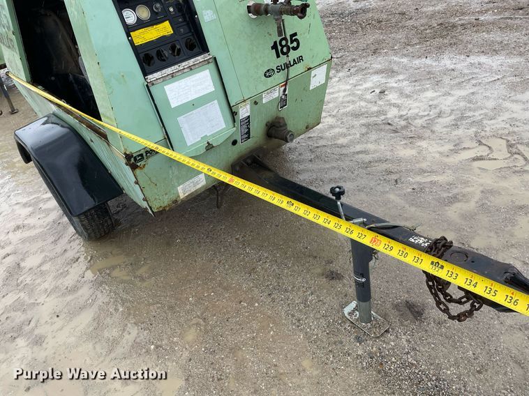 image for item JE9488 2000 Sullair 185  air compressor