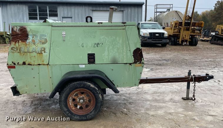 image for item JE9490 Sullair 185  air compressor