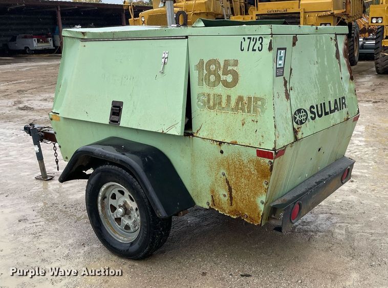 image for item JE9490 Sullair 185  air compressor