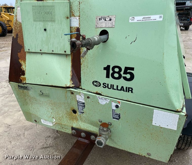 image for item JE9490 Sullair 185  air compressor